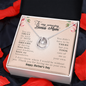 To My Amazing Bonus Mom Zirconia Necklace | Step Mom Gift Bonus Mom Necklace, Present for Stepmom for Mother's Day