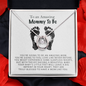 To An Amazing Mommy To Be Necklace | Mom To Be Gift, Pregnancy Gift for Mom To Be, Baby Shower Gift
