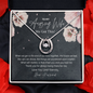 To My Amazing Wife Lucky In Love Necklace; Anniversary Gift For Wife; Wife Birthday Gift