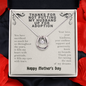 Thanks for Not Putting My Husband Up For Adoption Lucky Necklace | Funny Mother's Day Gift For Mother-In-Law | Gift from Daughter-In-Law
