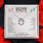 To My Amazing Mommy To Be Necklace | Mom To Be Gift, Pregnancy Gift for Mom To Be, Mommy Present From Unborn Baby
