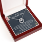 To Our Wonderful Mother, Lucky In Love Necklace| Mom Necklace| Present for Mother's Day| We Will Always Need You