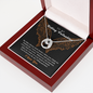 To My Riding Valentine Lovers Cubic Zirconia Necklace Gift | Valentine's Bikers Gifts For Women