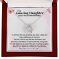To My Amazing Daughter Sweet 16 Birthday Necklace | Gift For Daughter's 16th Birthday | Sweet 16 Birthday Gift