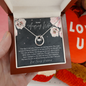 Meaningful Wife Lucky In Love Necklace; Anniversary Gift For Wife; Wife Birthday Gift