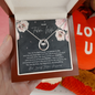 To My Future Wife Lucky In Love Necklace; Wedding Gift For Wife; Anniversary Gift For Fiance
