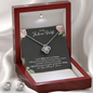 To My Future Wife, You Are Mine & I am Yours, Engagement, Girlfriend, Fiancé Love Knot & Earring Gift Set | Gift for Her, Wife To Be