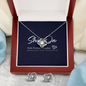 Love Knot & Earring Gift Set Template