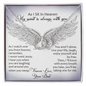 In Loving Memory Of My Dad Pair Necklace | DAD Memorial Necklace, A Piece of My Heart is in Heaven, Loss of Father, In Memory of Dad
