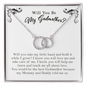 Will You Be My Godmother? Take My Hand And Hold It While I Grow | Godmother Proposal Gift | Godmother Proposal Jewelry Gift | Godmother Proposal Necklace | Thank You for My Godmother