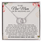 To My New Mom On My Wedding Day, Mother In Law Wedding Gift From Bride, Mother of the Groom Necklace, Future Mother in Law Wedding Gift, Sentimental Gift For Mother-In-Law