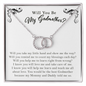 Will You Be My Godmother? Help Me Learn Right From Wrong | Godmother Proposal Gift | Godmother Proposal Jewelry Gift | Godmother Proposal Necklace | Thank You for My Godmother