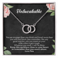 Unbreakable Strength Pendant Lucky Necklace Strong Woman | Surgery, Cancer Patient, Sick Friend Gift, Care Package