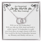 Will You Be My Godmother? Act Surprised Like You Had No Idea This Was Coming! | Godmother Proposal Gift | Godmother Proposal Jewelry Gift | Godmother Proposal Necklace | Thank You for My Godmother