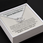 50th Birthday Pair Necklace Gift For Her | Meaningful 50th Birthday Necklace | Interlocking Circles | Sterling Silver Jewelry