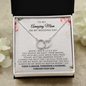 To My Beautiful Mom On My Wedding Day / Mother of the Groom Gift From Groom / Wedding Gift For Mom / Groom Gift To Mom / Mother Of The Groom Necklace