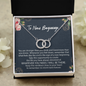 To New Beginnings Pair Necklace Gift | Divorce Gift | I Do I Did I'm Done Necklace | Clean Slate Charm Necklace | Fresh Start Gift For Her