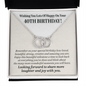 40th Birthday Pair Necklace Gift For Her | Meaningful 40th Birthday Necklace | Interlocking Circles | Sterling Silver Jewelry
