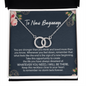 To New Beginnings Pair Necklace Gift | Divorce Gift | I Do I Did I'm Done Necklace | Clean Slate Charm Necklace | Fresh Start Gift For Her