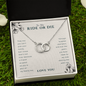 To My Ride Or Die Best Friend Pair Necklace | BFF, Best Friend, Unbiological Sister, Birthday Gifts, Best Friend Gift