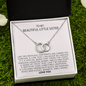 To My Beautiful Little Sister Necklace Gift | Sister Gifts Little Sister | Birthday Gift for Little Sister | Jewelry Gift for Sister Necklace Card