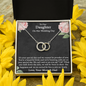 To Our Daughter On Her Wedding Day Perfect Pair Necklace | Gift To Bride from Mother & Dad | Bride Jewelry Gift from Parents