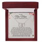 To My New Mom On My Wedding Day, Mother In Law Wedding Gift From Bride, Mother of the Groom Necklace, Future Mother in Law Wedding Gift, Sentimental Gift For Mother-In-Law