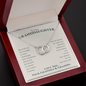 To Our Granddaughter Live Your Dreams Pair Necklace | Gift From Grandma & Grandpa | Granddaughter Birthday, Granddaughter Graduation