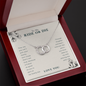 To My Ride Or Die Best Friend Pair Necklace | BFF, Best Friend, Unbiological Sister, Birthday Gifts, Best Friend Gift