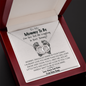 To My Mommy To Be Can You Feel Me Wiggling In Your Tummy Pair Necklace Gift | Message From Baby Bump | Gift for First Time Mom