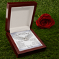 In Loving Memory Of My Dad Pair Necklace | DAD Memorial Necklace, A Piece of My Heart is in Heaven, Loss of Father, In Memory of Dad