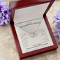 To Our Granddaughter Live Your Dreams Pair Necklace | Gift From Grandma & Grandpa | Granddaughter Birthday, Granddaughter Graduation