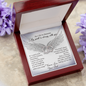 In Loving Memory Of My Dad Pair Necklace | DAD Memorial Necklace, A Piece of My Heart is in Heaven, Loss of Father, In Memory of Dad