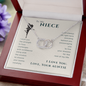 To My Niece, Live Your Dreams Pair Necklace | Gift for Niece from Aunt | Niece Birthday, Graduation, Christmas Present