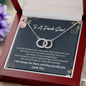 To A Fresh Start Pair Necklace Gift | Divorce Gift | I Do I Did I'm Done Necklace | Clean Slate Charm Necklace | Fresh Start Gift For Her