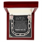 To My Ride or Die Forever Linked Necklace | Best Friend Forever, Unbiological Sister, Bonus Sister, Friends For Life | Birthday Gift