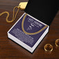 I Tolerate You Necklace, Valentine's Day Gift For Boyfriend, Valentine's Gift For Him, To My Boyfriend Cuban Link Chain