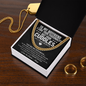 To My Boyfriend I Love Your Personality Chain Necklace, Romantic Gift for Boyfriend, Cute Anniversary Gift for Boyfriend, Boyfriend Birthday