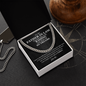 To My Father In Law Cuban Chain Link Gift | Father of the Bride Groom Gift | Gift For Husband's Dad | Thank You For Raising The Man Of My Dreams