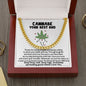 Cannabe Your Best Bud Necklace, Stoner Necklace, 420 Partner, Anniversary Gift
