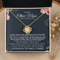 Mother In Law Wedding Gift From Bride, Mother of the Groom Necklace, Future Mother in Law Wedding Gift