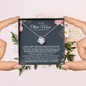 Mother In Law Wedding Gift From Bride, Mother of the Groom Necklace, Future Mother in Law Wedding Gift