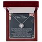 Mother In Law Wedding Gift From Bride, Mother of the Groom Necklace, Future Mother in Law Wedding Gift