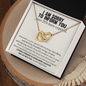 Funny 30th Birthday Necklace Gift For Woman, Interlocked Heart Necklace, Meaningful 30th Gift