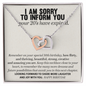 Funny 30th Birthday Necklace Gift For Woman, Interlocked Heart Necklace, Meaningful 30th Gift
