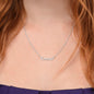 Personalized Baby Name Necklace | Hello My Very Special Grandma Baby Name Necklace, Pregnancy Reveal Gift, Gift for Grandmother To Be