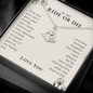 To My Ride Or Die Best Friend Anchor Necklace | Best Friend Birthday Gifts, Best Friend Gift