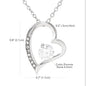 For Our Granddaughter, We Are Proud Of You Graduation Love Necklace | Graduation Gift From Grandma, Grandpa, Grandparents