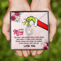 To My Mom Know You Mean The World To Me Forever Love Necklace | Gift to Mom from Daughter / Son | Mother's Day Gift for Mother