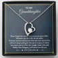 To My Granddaughter Find Your Passion Forever Love Necklace | Granddaughter Gift From Grandmother for Birthday, Graduation